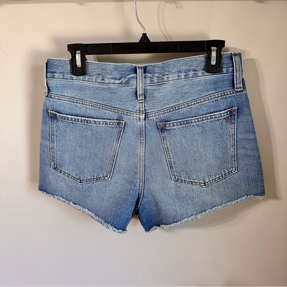 MADEWELL NWOT Relaxed Denim Jean Shorts High Rise Distressed  Size 25 - Picture 10 of 13
